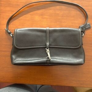 Coach Elegant Black Leather Women's Bag